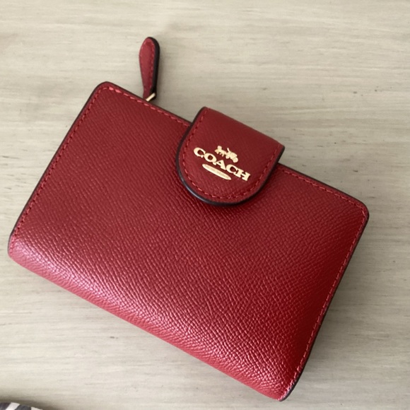 NWT Coach Mini Rowan Crossbody Bag & Matching Wallet Set - Red - Picture 4 of 16